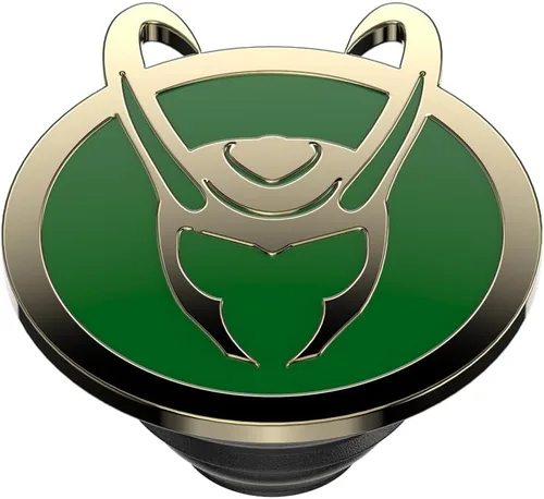 Miniatura 4 de PopSockets - Agarre para teléfono con soporte expandible, agarre adhesivo, Marvel Classics - Esmalte Marvel Loki Esmalte Loki