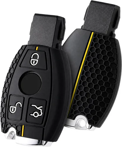 Miniatura 9 de ELOHEI - Funda para llavero de Mercedes Benz de TPU suave premium, compatible con Mercedes Benz C E S M, CLS, CLK, G, Clase G, llavero inteligente