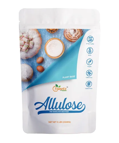 Edulcorante multiusos de alulosa; Total de porciones 567; edulcorante cero calorías, sustituto sin azúcar para hornear, batidos, café; alimento