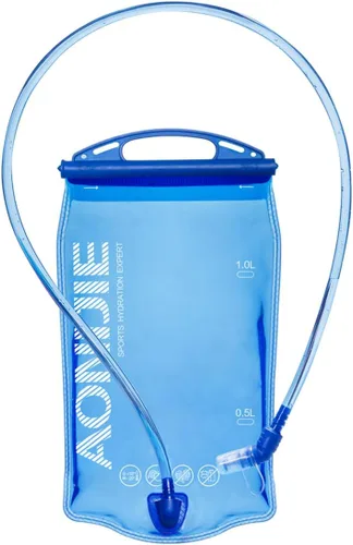 Miniatura 8 de Vejiga de hidratación de vejiga de agua de 34oz/51oz/68oz/101oz Depósitos de agua a prueba de fugas para mochilas/paquete de chaleco de correr