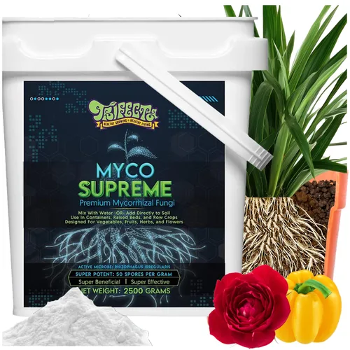 Micorriza para el suelo, estimulador de raíces para plantas, micorrizas ultra concentradas para raíces fuertes de las plantas y suelo vivo, Trifecta