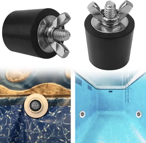 Miniatura 3 de Tapones de retorno para piscina, tapón de desnatador de piscina, tapones de congelación de piscina de 1 pulgada, tapones de goma para el invierno