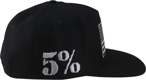 Miniatura 4 de 5% Nutrition Graphic Black Red Snapback Flexfit Trucker Hat for Men and Women