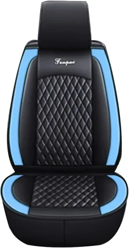 Miniatura 4 de [Entrega en Estados Unidos para Hyundai Santa Cruz - Juego completo de fundas de asiento de coche de cuero impermeable para asiento delantero