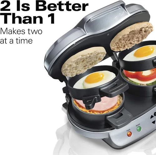 Miniatura 7 de Hamilton Beach Vaporizador eléctrico digital de alimentos y olla arrocera para cocinar rápidamente y saludable para verduras y mariscos y sándwiches