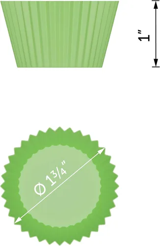 Miniatura 4 de Bakerpan Mini soportes de silicona para cupcakes, mini forros para cupcakes, tazas de pastelería y postre, paquete de 24 (multicolor)