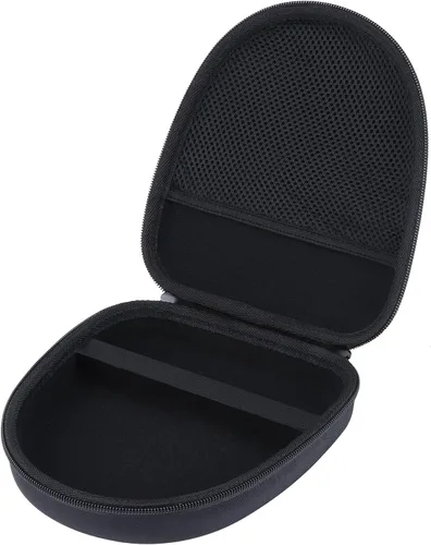 Miniatura 2 de Lebakort Funda de almacenamiento compatible con auriculares DEWALT resistentes 2 en 1 con banda para el cuello (funda negra)