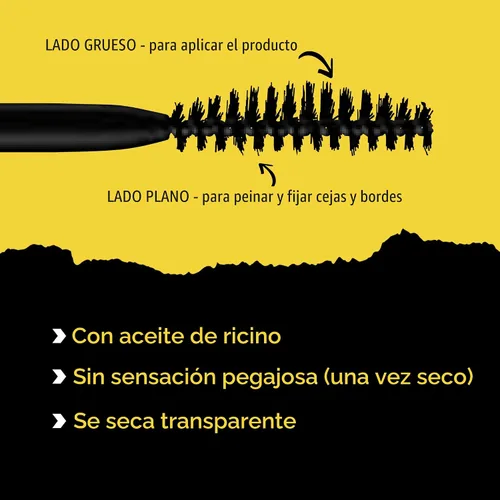 Miniatura 5 de Got2b Gel 2-en-1 para cejas y control de bordes, 16 ml, gel fuerte para peinar las cejas y máscara para el cabello contra las puntas rebeldes