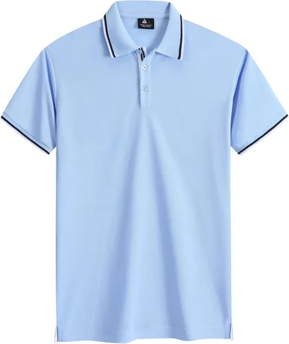 Miniatura 6 de ZITY Camiseta polo de manga corta para hombre para golf tenis