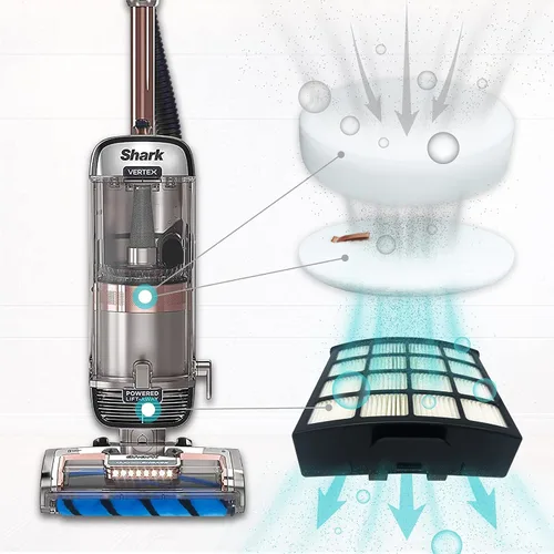 Miniatura 2 de Leemone AZ2002 - Accesorios de repuesto para aspiradora vertical Shark AZ2002 AZ2000 AZ2000 AZ2000W Vertex DuoClean PowerFin, 2 filtros postmotores