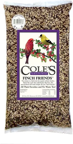 COLES WILD BIRD PRODUCTS Finch Friends Semilla de pájaro, 80 onzas