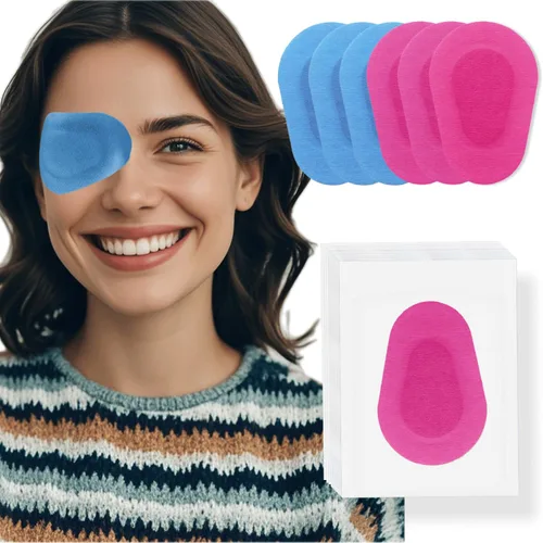 Miniatura 20 de 20 parches adhesivos para los ojos para niños, parche médico desechable transpirable para ambliopía ojo perezoso, vendajes adhesivos sin látex