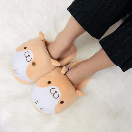 Miniatura 6 de Nayothecorgi Pantuflas Corgi suaves - Talla única, Naranja