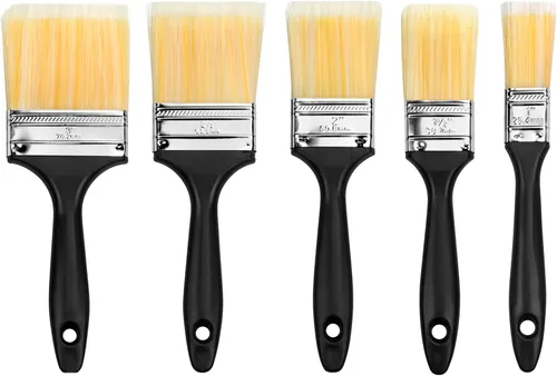 SteadMax Juego de pinceles (5 piezas), juego de 5 pinceles de varios tamaños, kit de herramientas de pintura de calidad profesional, un juego de 1,