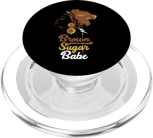 Miniatura 7 de Brown Sugar Babe Proud Black Women African Pride PopSockets Adhesive PopGrip