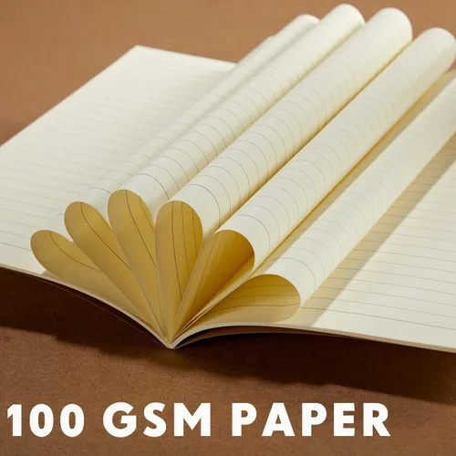 Miniatura 3 de Sepamoon Paquete de 200 cuadernos de papel kraft de 5.5 x 8.3 pulgadas, tamaño A5, cuadernos de tapa blanda a granel para niños, estudiantes, Marrón