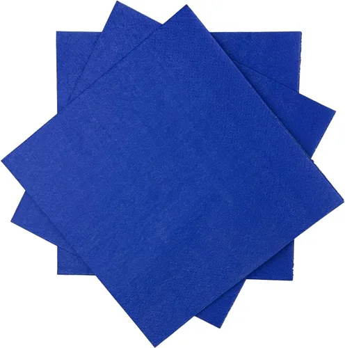 Miniatura 21 de Servilletas de cóctel azules 6 colores 5 * 5 pulgadas servilletas desechables de papel para cóctel, boda, cena, fiesta de cumpleaños, postre, vino