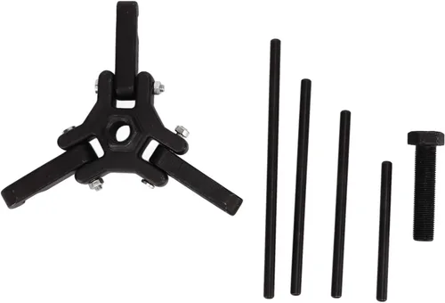 Miniatura 3 de Kits de reparación de equilibrador armónico, juego de extractor de equilibrador armónico, acero al carbono, acabado de óxido negro, kit de polea