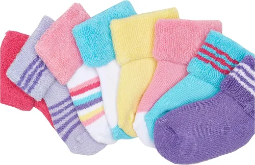 Miniatura 2 de Luvable Friends Calcetines de rizo unisex para bebé recién nacido y bebé