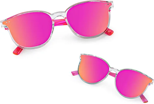 Aofalbe Kids Sunglasses Mom Daughter Mommy Me Matching Sunglasses for Kids Children Mirrored UV400 Girls Boys Age 3-12