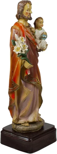Miniatura 3 de Northlight Figura de mesa de resina religiosa de San José de 9 pulgadas