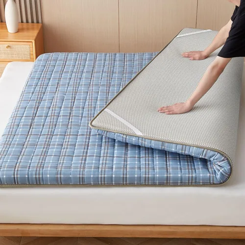 Miniatura 6 de Portable Sleeping Pad Japanese Futon Mattress,Travel Sleeping Tatami Mat Floor Lounger Guest Bed,Super Soft Mattress Topper Floor Sleeping Pad