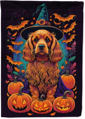Miniatura 38 de Caroline's Treasures DAC1466GF - Bandera decorativa para jardín de Halloween de Affenpinscher Witchy para jardín, decoración para patio exterior