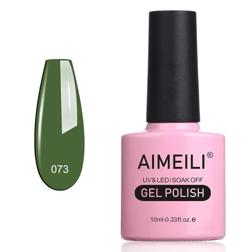 Miniatura 20 de AIMEILI Esmalte de uñas de gel sin crueldad, vegano, gel para uñas removible UV LED sin hema, arte de uñas nude, color rosa nude (022), 0.3 fl oz