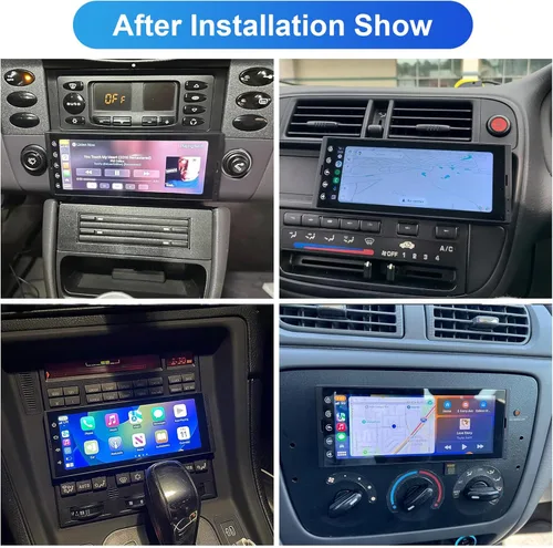 Miniatura 5 de Estéreo de coche de doble DIN de 10 pulgadas inalámbrico CarPlay inalámbrico Android Auto, pantalla táctil QLED Android Radio reproductor multimedia