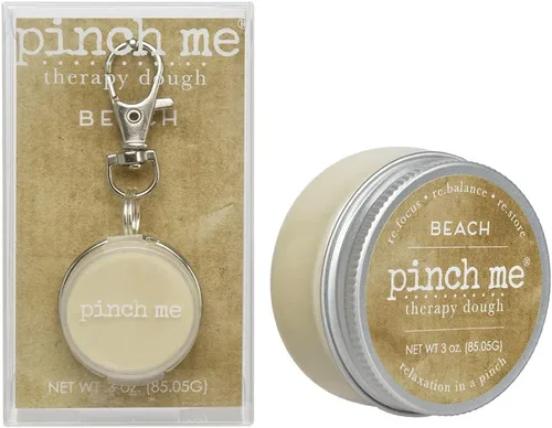 Pinch Me Combo de medallón de masa terapéutica – Masilla holística para aromaterapia para aliviar el estrés – 0.3 oz con clip de Locket Aroma + 3oz