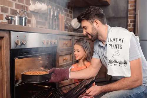 Miniatura 7 de Regalos de plantas Vastsea para mujeres jardineras - divertido juego de paños de cocina con plantas de 4, regalos únicos de casa para inauguración