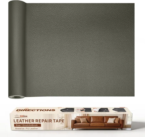 Miniatura 67 de Cinta de reparación de piel de 3 x 60 pulgadas, parche autoadhesivo de reparación de piel para sofás, muebles, asiento del conductor (color negro)