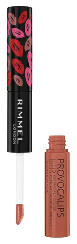 Miniatura 2 de Rimmel London Provocalips 16hr a prueba de besos color labial - Lápiz labial líquido de dos pasos para fijar el color y el brillo - 730 Make Your