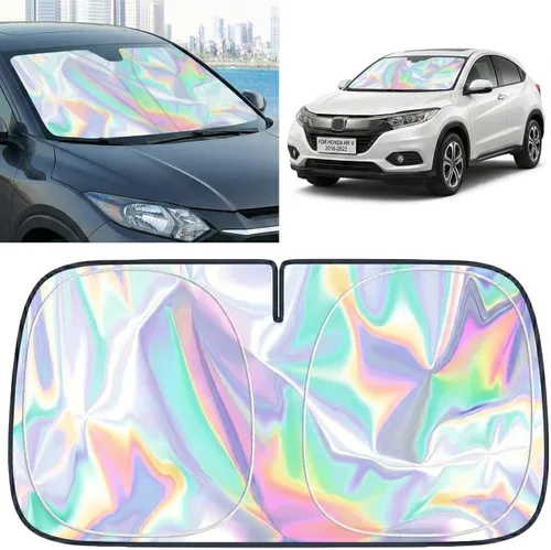 Miniatura 37 de Parasol para parabrisas Honda HR-V 2023-2025 – Cubierta plegable para parabrisas para accesorios HRV Protege el coche de los rayos solares