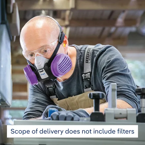 Miniatura 6 de Dräger X-plore 3300 Máscara respiradora de media cara, aprobada por NIOSH