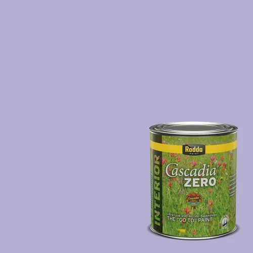 Miniatura 70 de Rodda Paint CASCADIA XL Pintura e imprimación de satén exterior en uno, cuarto de galón, bikini lavanda