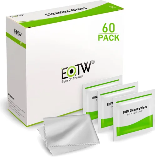EOTW - Toallitas para pantalla envueltas individualmente, toallitas de limpieza prehumedecidas para lentes de teléfono de computadora para iPhone,