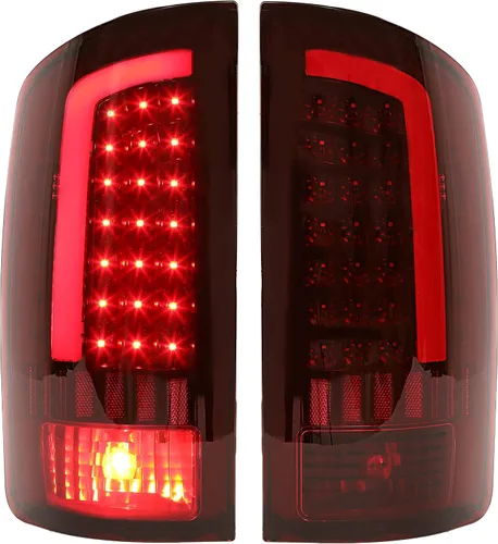 Miniatura 6 de HECASA Conjunto de luces traseras LED compatibles con Dodge Ram 1500 2500 3500 2002-2006, barra de tubo LED, lámpara de señal de giro de freno Lente