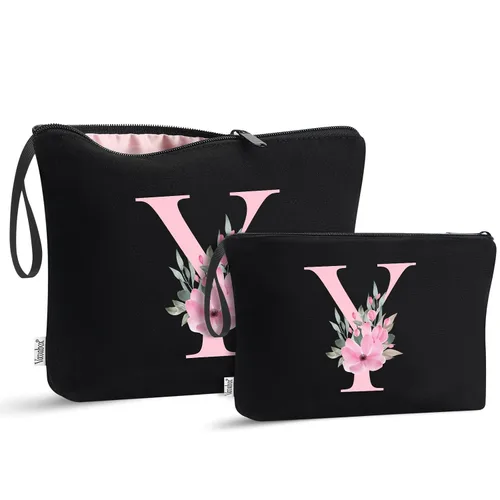 Miniatura 30 de Vavabox A-Z Bolsa de Maquillaje Personalizada, Regalos de Cumpleaños para Mujeres y Mamá, Regalos para la Mejor Amiga, Bolsa de Cosméticos
