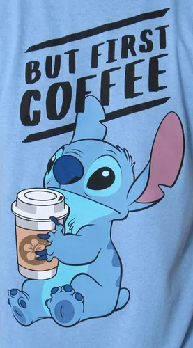 Miniatura 6 de Disney Lilo and Stitch Coffee First - Camiseta para adultos