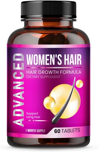 Vitaminas para el crecimiento del cabello para mujeres – Vitaminas para el cabello adelgazante para mujeres. Suplemento para el crecimiento y