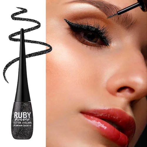 Miniatura 4 de Ruby Kisses Delineador de ojos Eye Bling Glitz N' Black