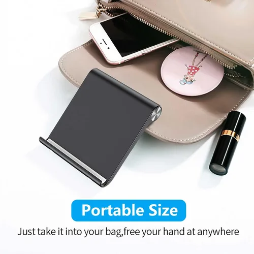 Miniatura 7 de VOVIGGOL Soporte para teléfono celular, soporte para teléfono celular, soporte ajustable para teléfono de escritorio, soporte plegable para teléfono
