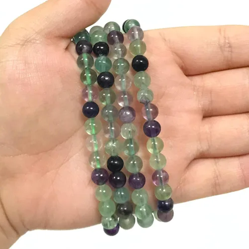 Miniatura 516 de Gem Avenue Handmade Round Bead Stretch Bracelet Unisex Natural Stone Beaded Jewelry for Men & Women, Elastic Wristband for Daily Wear