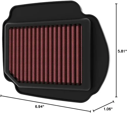Miniatura 11 de K&N Filtro de aire del motor: Alto rendimiento, Premium, Filtro de aire Powersport: compatible con Honda Grom 125/Grom 125 ABS/MSX125, HA-1222 2022