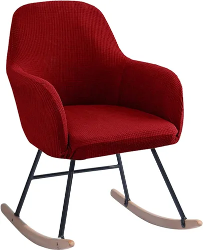 Miniatura 7 de Fundas elásticas para mecedoras con brazos y respaldo alto, para sala de estar, muebles del hogar, dormitorio, relajación, protector de silla