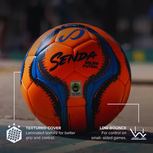 Miniatura 2 de Senda Belem Balón de Futsal para Entrenamiento Naranja/Azul/Gris/Negro
