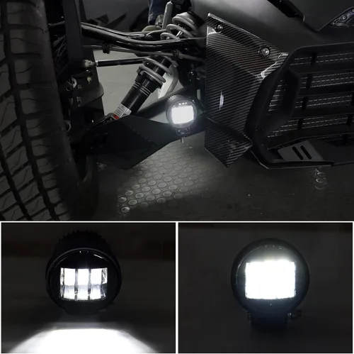 Miniatura 2 de SAUTVS Luces LED auxiliares de conducción para Can Am Ryker, luces antiniebla auxiliares con soportes de montaje para Can-Am Ryker 600 900 Sport &