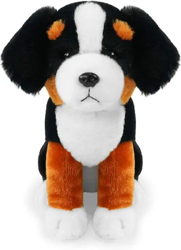 Miniatura 8 de Perro Sentado de Peluche 19 cm Animal de Peluche de Felpa Perros de Peluche Suave y Acogedor Juguetes de Perro para Cumpleaños y Fiesta Infantil