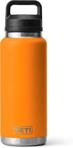 Miniatura 19 de YETI Rambler - Botella de 36 onzas, aislada al vacío, a prueba de fugas, de acero inoxidable con tapón para sorbos Aislamiento al vacío Azul marino